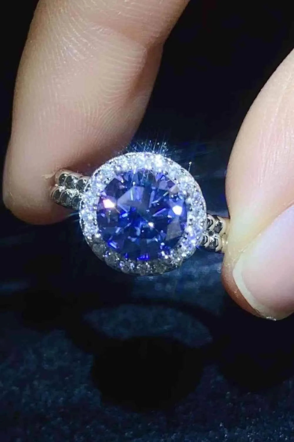 Let It Go 2 Carat Moissanite Ring Moissanite - Tophatter Daily Deals
