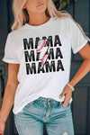 MAMA Graphic Short Sleeve Tee Women's T-Shirts - Tophatter Daily Deals