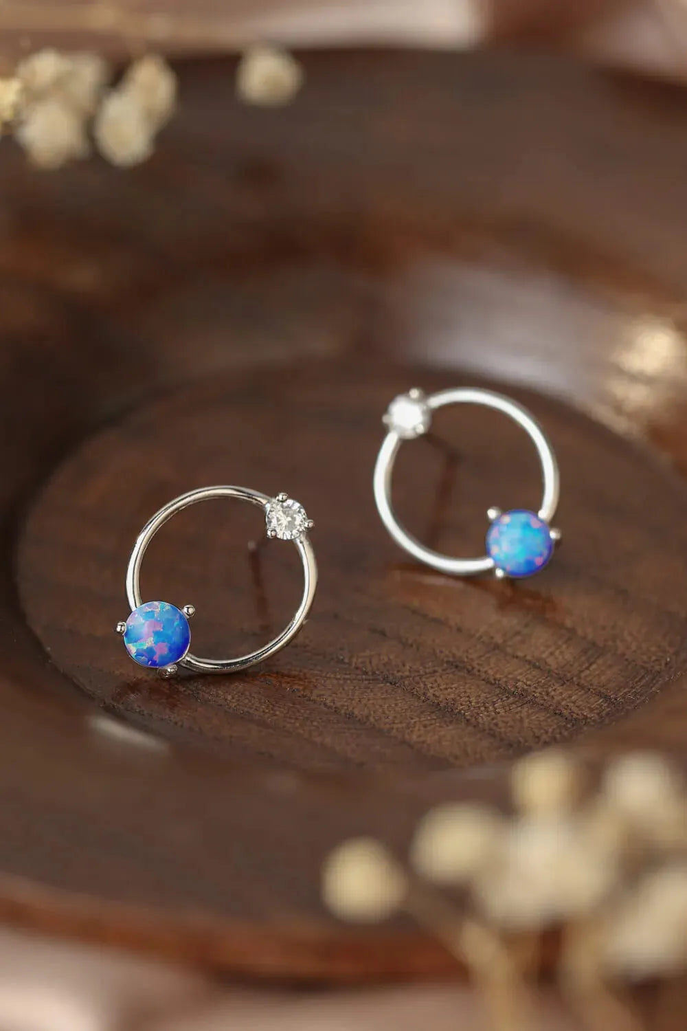 New Beginnings Opal Earrings Sky Blue One Size Opal - Tophatter Daily Deals