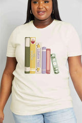 Simply Love Full Size EASY BAKING Graphic Cotton Tee Women's T-Shirts - Tophatter Daily Deals