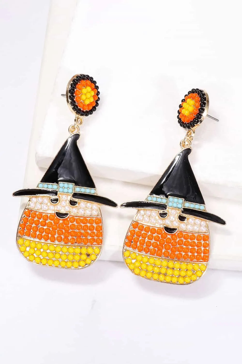 Witch's Hat Shape Synthetic Pearl Dangle Earrings Earrings - Tophatter Daily Deals