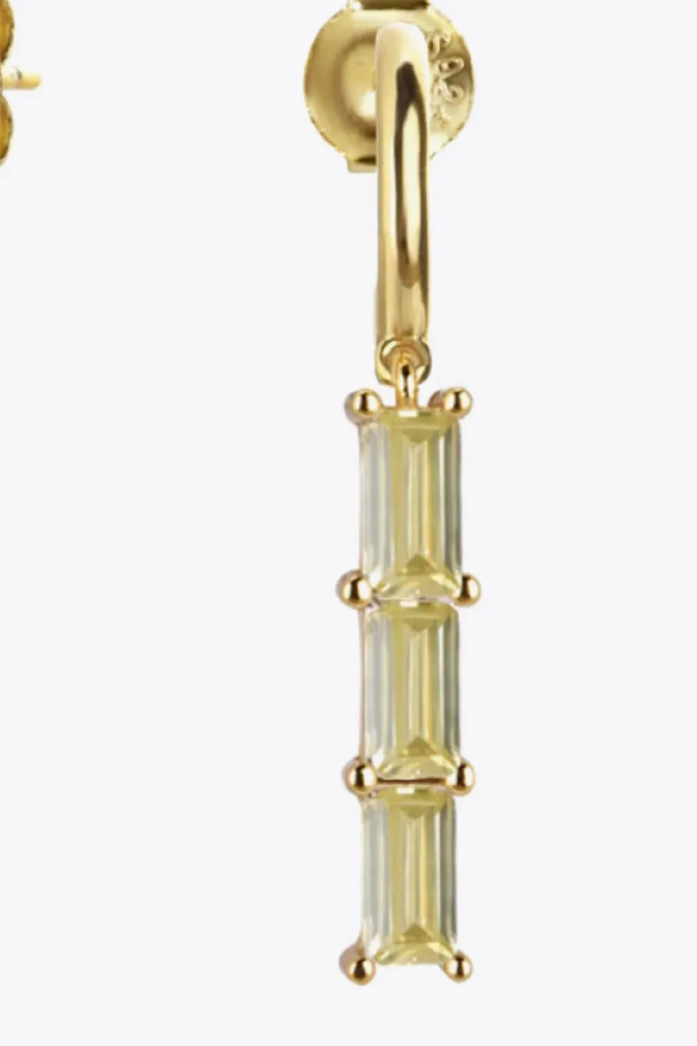 Inlaid Zircon 925 Sterling Silver Earrings Earrings - Tophatter Daily Deals