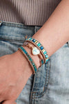 Heart Layered Bracelet Bracelets - Tophatter Daily Deals