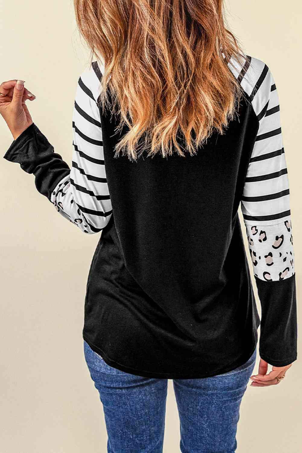 HAPPY HALLOWEEN Graphic Long Sleeve T-Shirt Women's T-Shirts - Tophatter Daily Deals