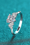 1 Carat Moissanite Heart Ring Moissanite - Tophatter Daily Deals