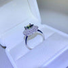 2 Carat Moissanite 925 Sterling Silver Ring Moissanite - Tophatter Daily Deals