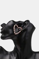 Heart Shape Dangle Earrings Earrings - Tophatter Daily Deals