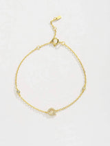 Q To U Zircon 925 Sterling Silver Bracelet Bracelets - Tophatter Daily Deals