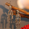 Skeleton Alloy Earrings Earrings - Tophatter Daily Deals