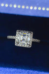 2 Carat Moissanite 925 Sterling Silver Ring Moissanite - Tophatter Daily Deals