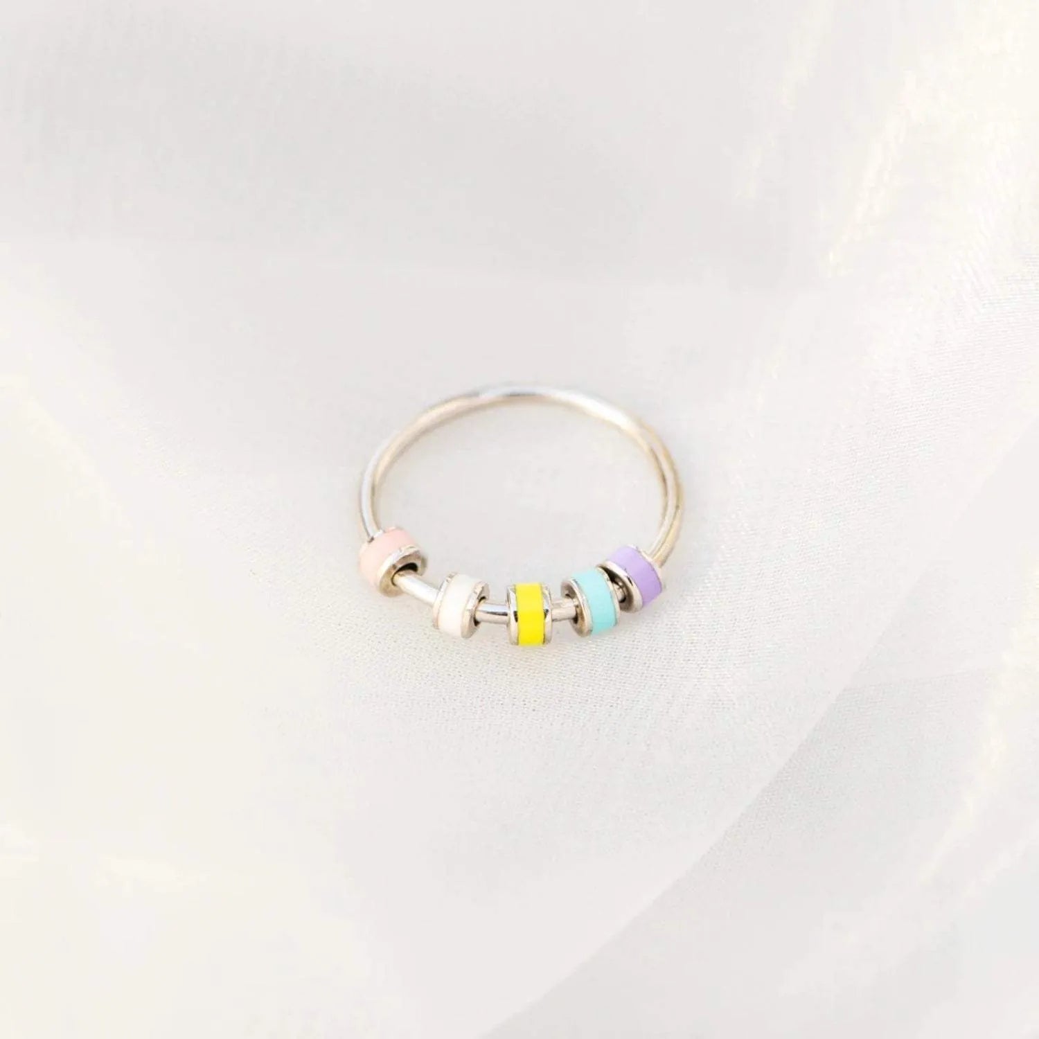 925 Sterling Silver Oil Drip Ring Rings - Tophatter Daily Deals