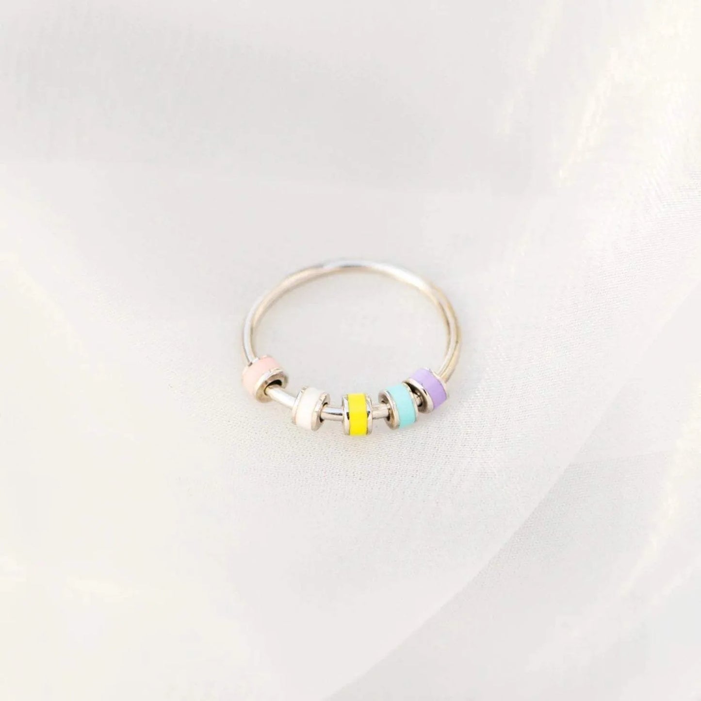 925 Sterling Silver Oil Drip Ring Rings - Tophatter Daily Deals