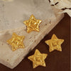 Titanium Steel Star Stud Earrings Earrings - Tophatter Daily Deals