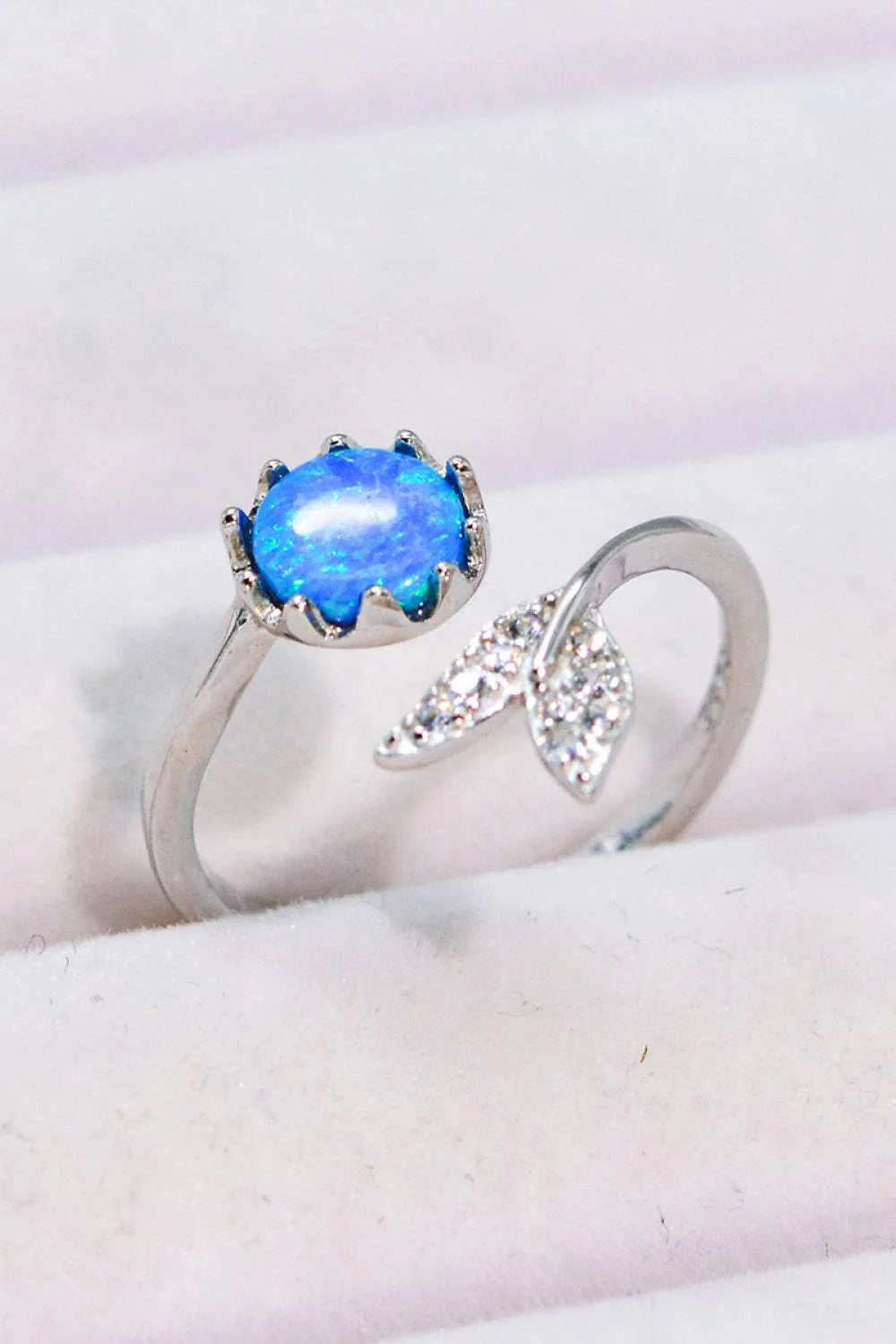 Opal Fishtail Bypass Ring Opal - Tophatter Daily Deals
