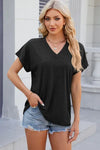 V-Neck Short Sleeve T-Shirt Women's T-Shirts - Tophatter Daily Deals