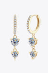 Adored Be The One Moissanite Drop Earrings - Tophatter Deals