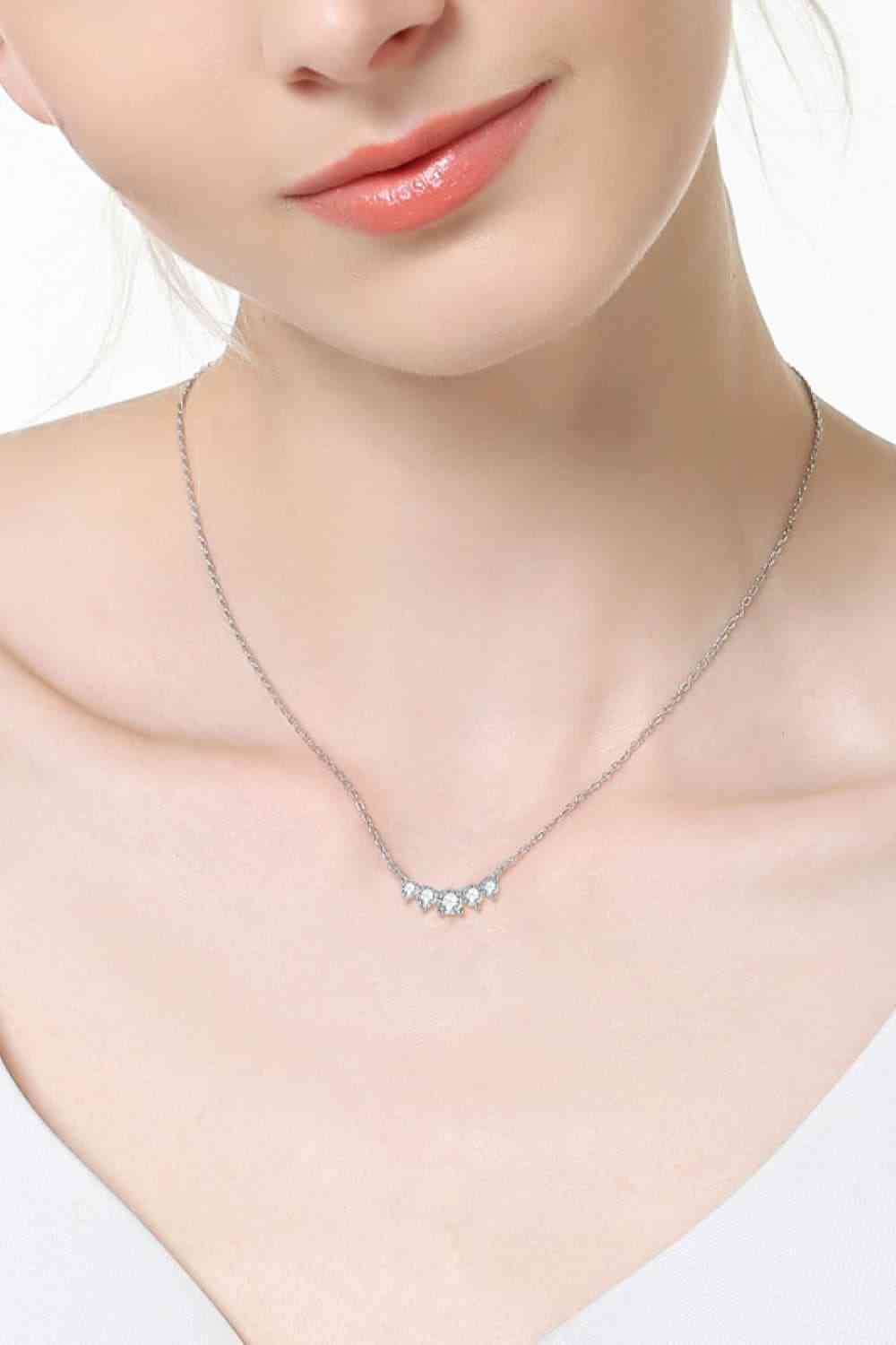 Moissanite Pendant Necklace Moissanite - Tophatter Daily Deals