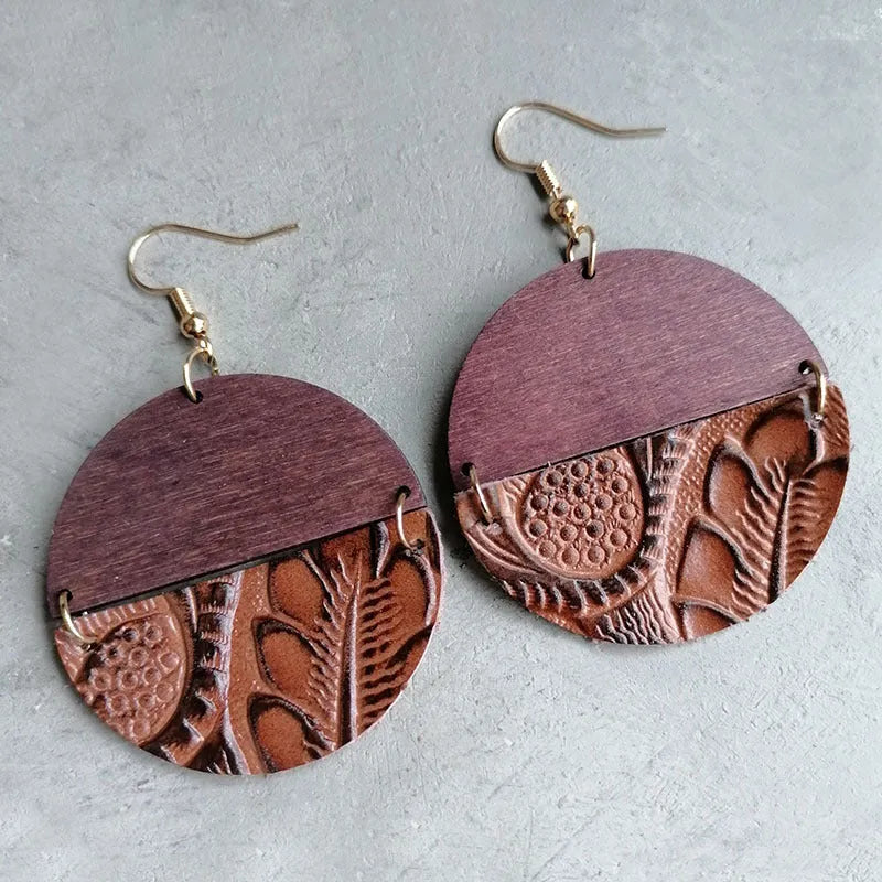 Round Drop Earrings Earrings - Tophatter Daily Deals