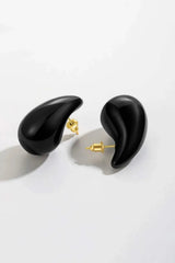 Big Size Water Drop Brass Earrings Earrings - Tophatter Daily Deals