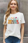 Simply Love Full Size MAMA Graphic Cotton Tee Bleach Women's T-Shirts - Tophatter Daily Deals