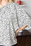 Leopard One-Sleeve Blouse Blouses - Tophatter Daily Deals