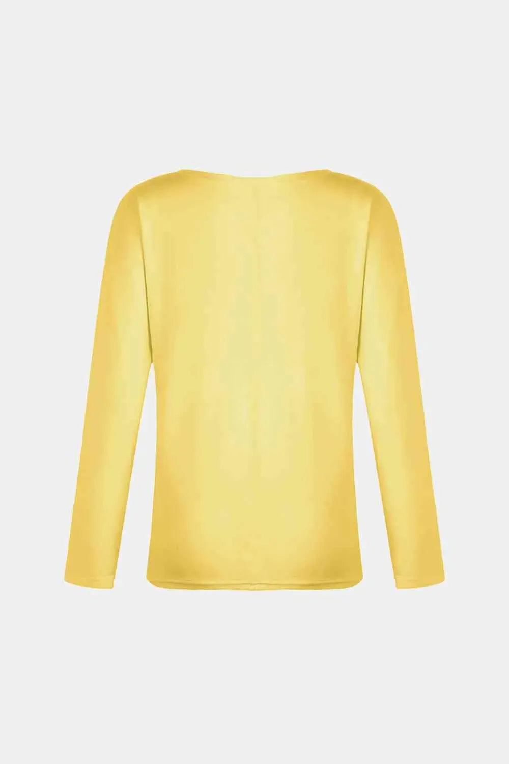 V-Neck Long Sleeve T-Shirt Women's T-Shirts - Tophatter Daily Deals