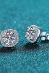 Let Me Love You 1 Carat Moissanite Stud Earrings Moissanite - Tophatter Daily Deals