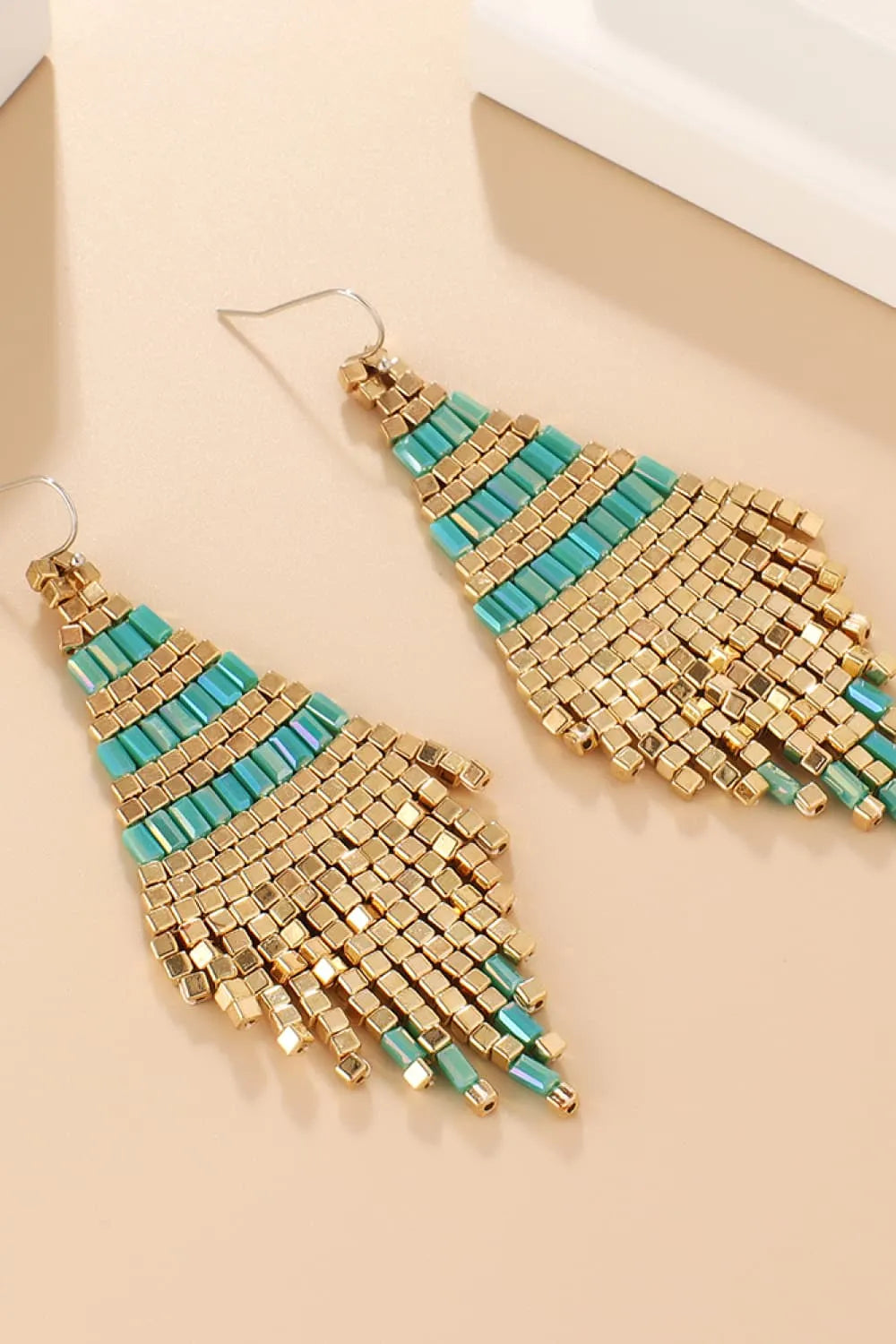 Beaded Dangle Earrings Earrings - Tophatter Daily Deals