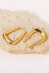 18K Gold-Plated Geometric Earrings Earrings - Tophatter Daily Deals