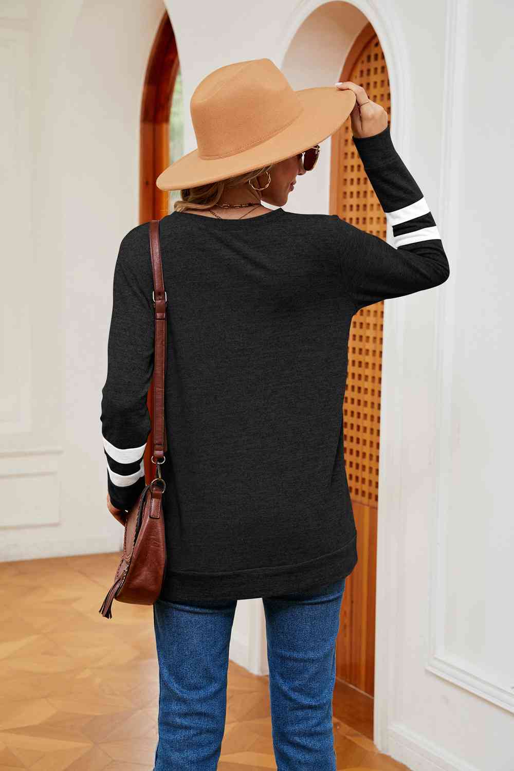 V-Neck Long Sleeve T-Shirt Women's T-Shirts - Tophatter Daily Deals