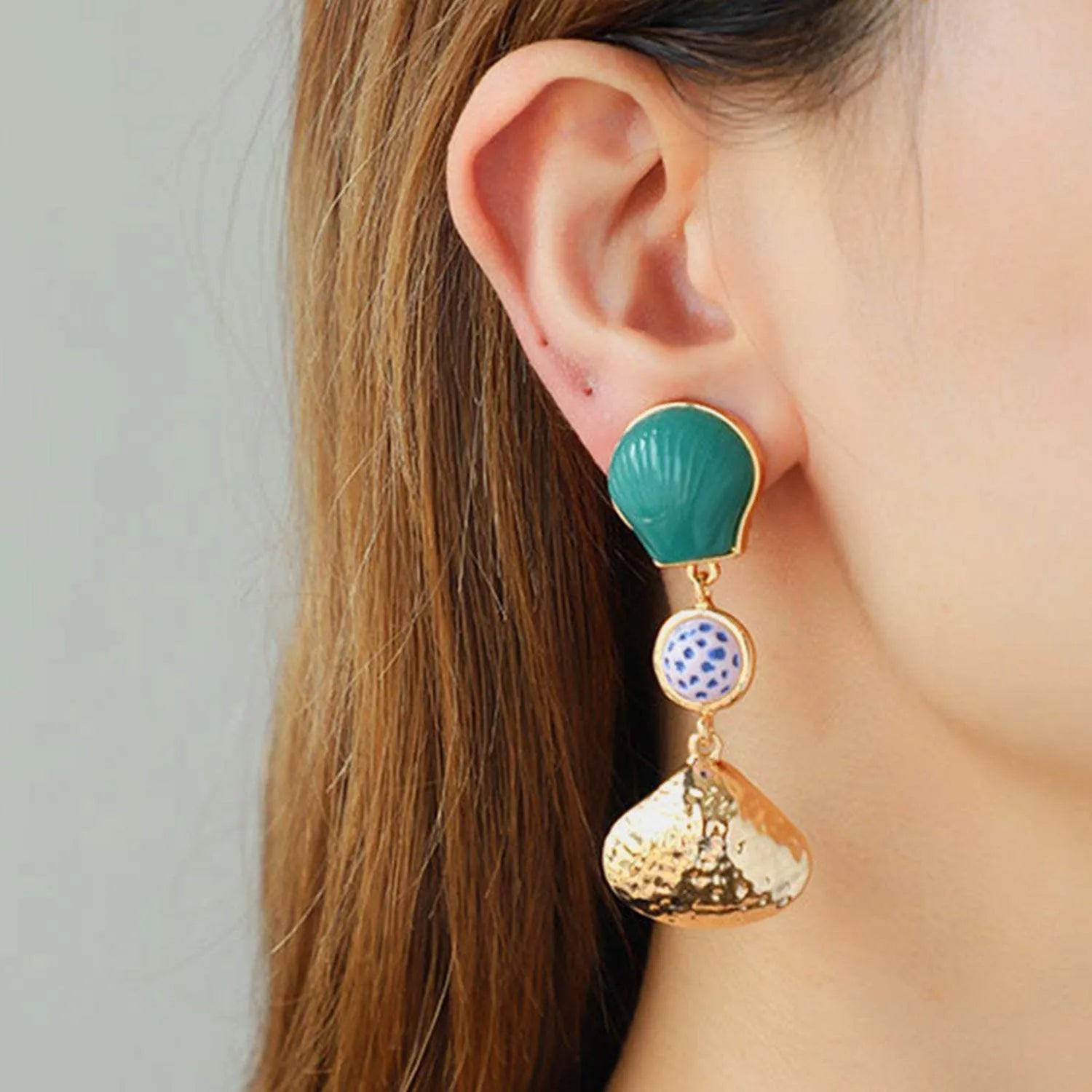 Shell & Tassel Alloy Dangle Earrings Earrings - Tophatter Daily Deals