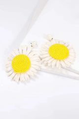 Flower Shape Dangle Earrings Earrings - Tophatter Daily Deals