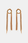 Round Shape Fringed Copper Earrings Earrings - Tophatter Daily Deals