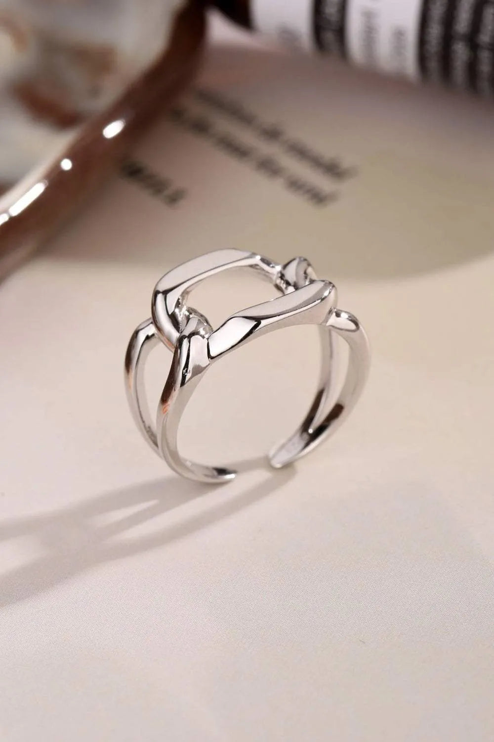 925 Sterling Silver Open Ring Rings - Tophatter Daily Deals