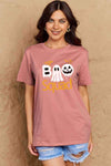 Simply Love Full Size BOO SQUAD Graphic Cotton T-Shirt Women's T-Shirts - Tophatter Daily Deals