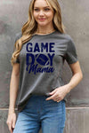 Simply Love Full Size GAMEDAY MAMA Graphic Cotton Tee Women's T-Shirts - Tophatter Daily Deals