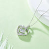 Moissanite 925 Sterling Silver Heart Shape Necklace Moissanite - Tophatter Daily Deals