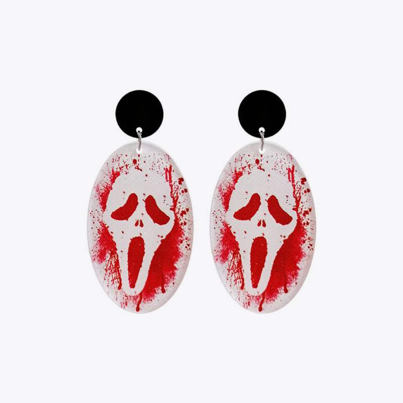 Halloween Theme Dangle Earrings Earrings - Tophatter Daily Deals