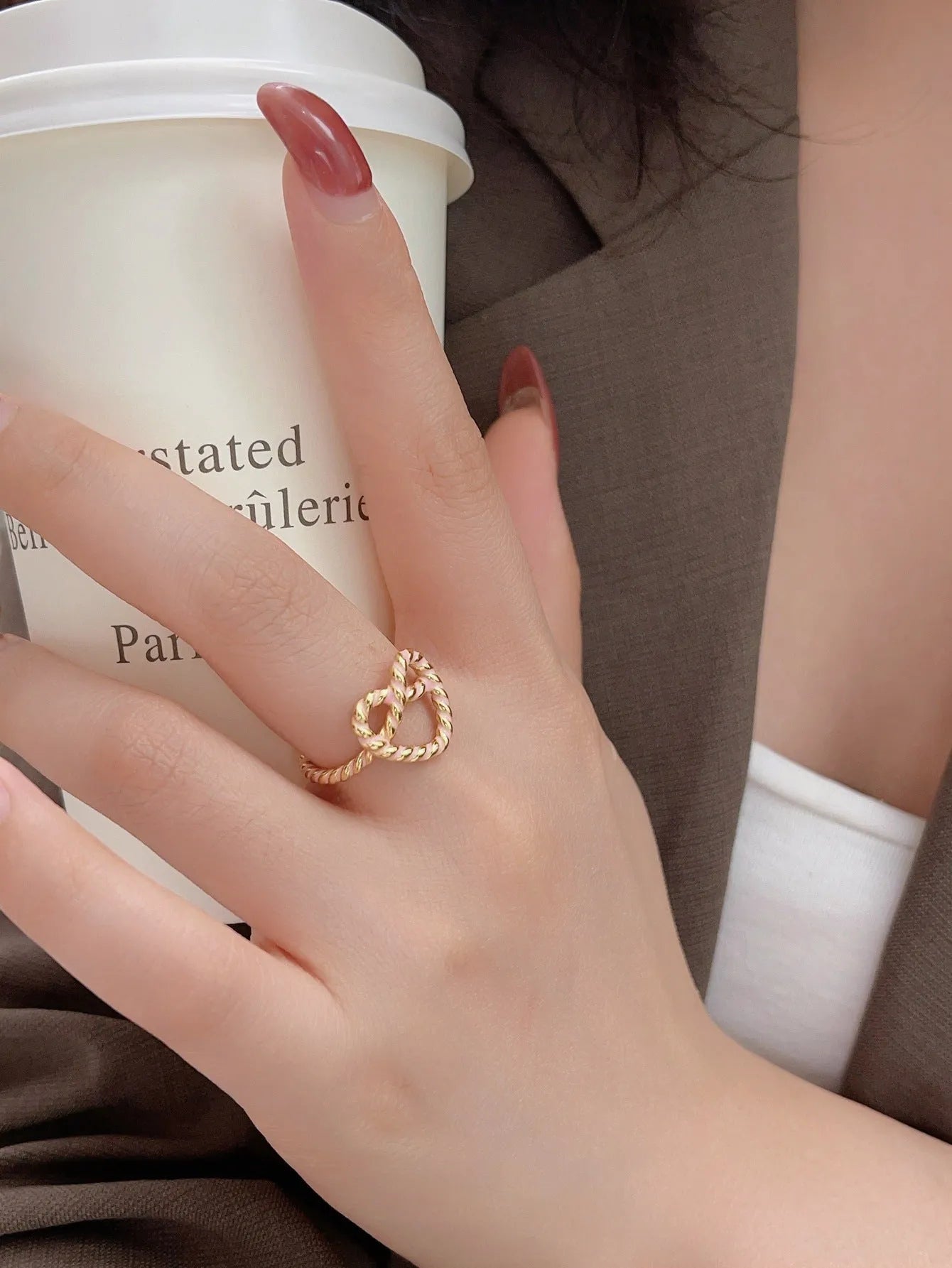 925 Sterling Silver Heart Ring Rings - Tophatter Daily Deals