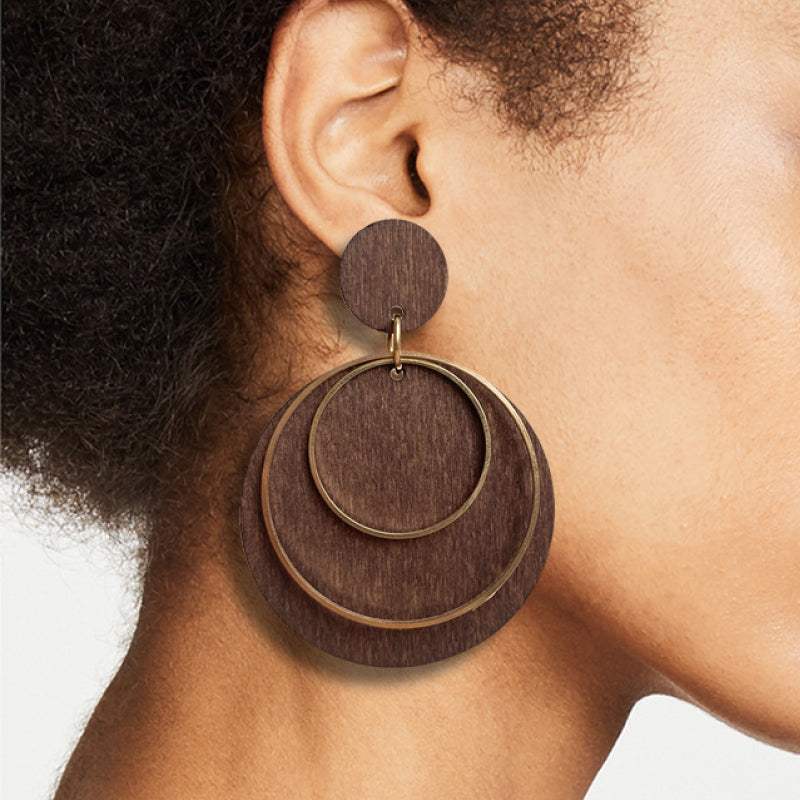 Geometric Drop Earrings Earrings - Tophatter Daily Deals