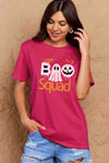 Simply Love Full Size BOO SQUAD Graphic Cotton T-Shirt Women's T-Shirts - Tophatter Daily Deals