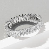 Zircon 925 Sterling Silver Ring Rings - Tophatter Daily Deals