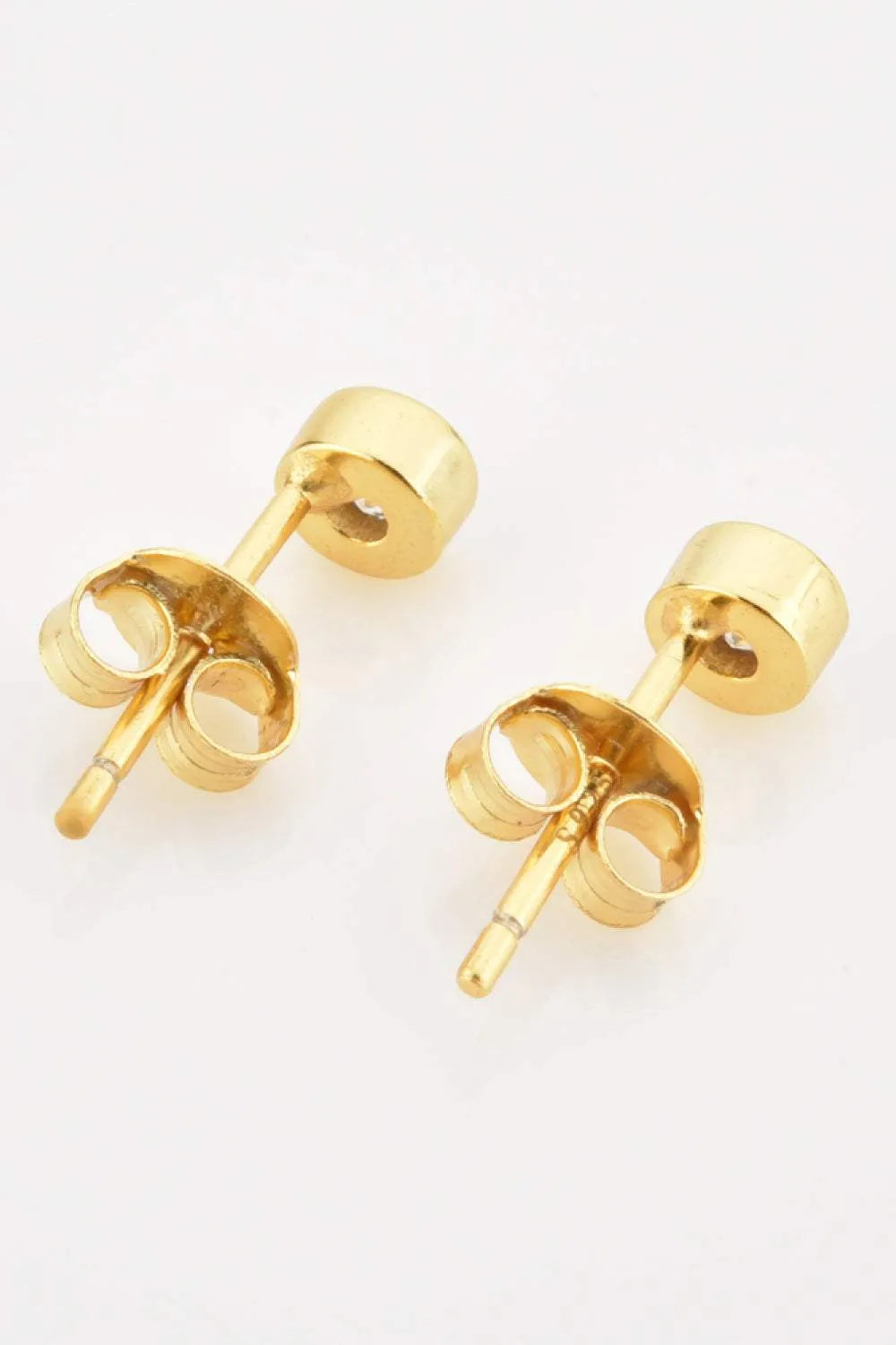Minimalist Zircon 925 Sterling Silver Earrings Earrings - Tophatter Daily Deals