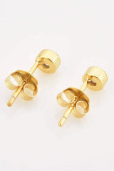 Minimalist Zircon 925 Sterling Silver Earrings Earrings - Tophatter Daily Deals