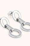 Moissanite 925 Sterling Silver Earrings Moissanite - Tophatter Daily Deals