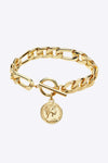 Chunky Chain Toggle Clasp Bracelet Gold One Size Bracelets - Tophatter Daily Deals