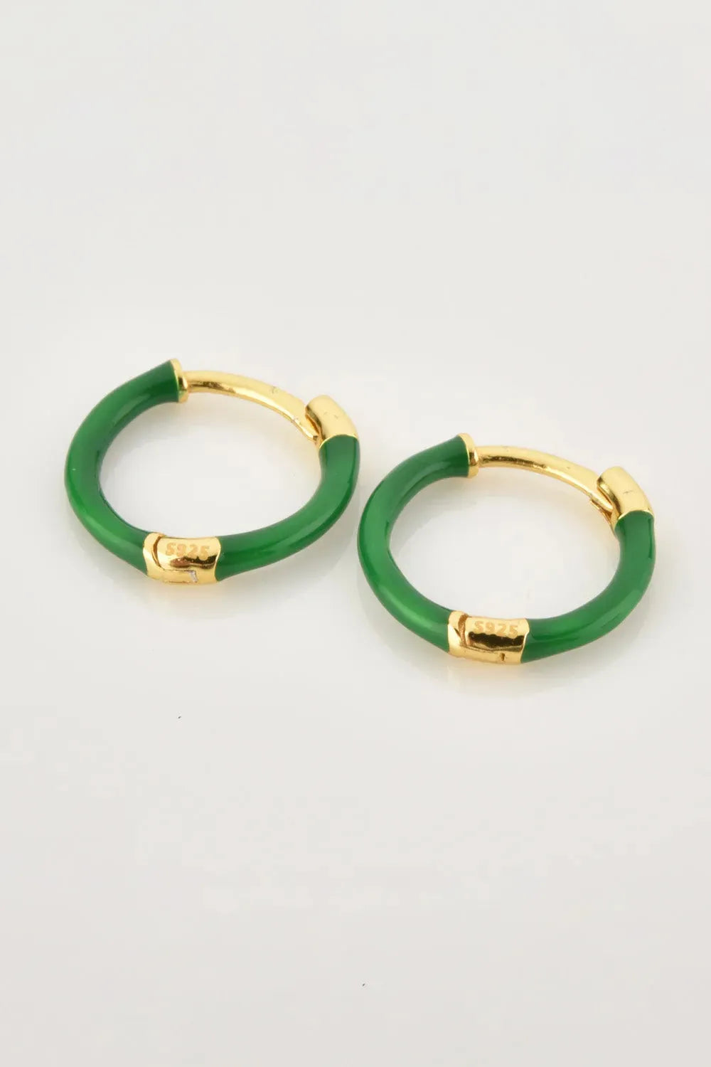 925 Sterling Silver Huggie Earrings Earrings - Tophatter Daily Deals