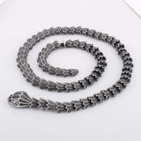 Stainless Steel Snake Shape Necklace Necklaces - Tophatter Daily Deals