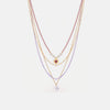 Layered Flower Pendant Necklace Necklaces - Tophatter Daily Deals