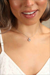 Adored Moissanite 925 Sterling Silver Necklace Moissanite - Tophatter Daily Deals